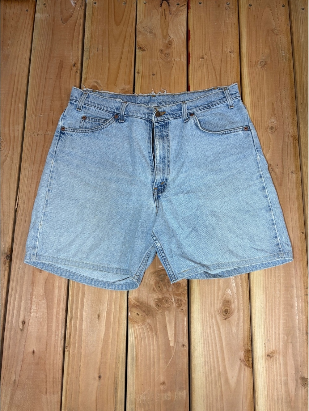 Levi's Light Wash Denim Shorts